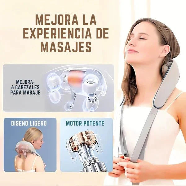 SOLOCOMFORT™ Masajeador Profundo de cuello y espalda